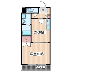 第２倉本ビルの物件間取画像